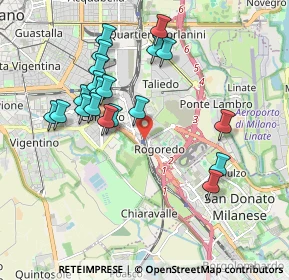 Mappa Via Cassinis Giovanni Battista, 20139 Milano MI, Italia (1.873)