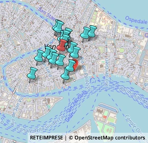 Mappa Travelex Italia LTD San Marco, 30124 Venezia VE, Italia (0.346)