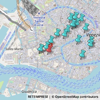 Mappa Calle Bianca Cappello, 30123 Venezia VE, Italia (0.5445)