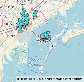 Mappa Calle Bianca Cappello, 30123 Venezia VE, Italia (7.29)