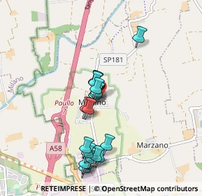 Mappa Via Fratelli Cervi, 26833 Merlino LO, Italia (0.805)