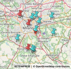 Mappa Via Privata Eugenio Brizi, 20139 Milano MI, Italia (6.92833)