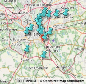 Mappa Via Privata Eugenio Brizi, 20139 Milano MI, Italia (6.29556)