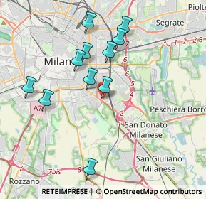 Mappa Via Privata Eugenio Brizi, 20139 Milano MI, Italia (3.69727)