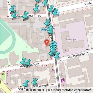 Mappa Via Gallura, 20141 Milano MI, Italia (0.06923)