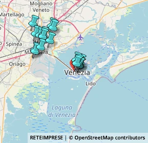 Mappa Calle de la Laca, 30125 Venezia VE, Italia (6.40333)
