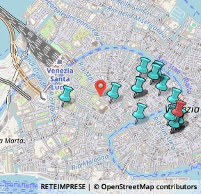 Mappa Calle de la Laca, 30125 Venezia VE, Italia (0.562)