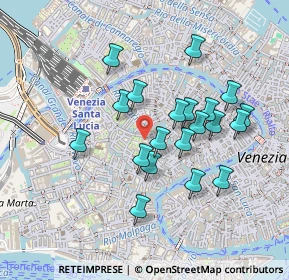 Mappa Calle de la Laca, 30125 Venezia VE, Italia (0.404)