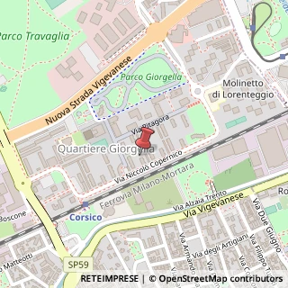Mappa Via copernico 2, 20094 Corsico, Milano (Lombardia)