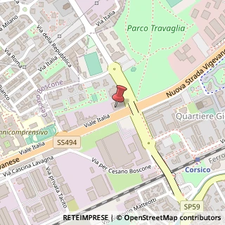 Mappa Viale Italia, 2/4, 20094 Corsico, Milano (Lombardia)