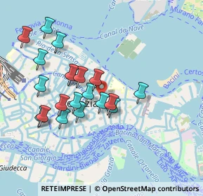 Mappa Calle del Dose, 30122 Venezia VE, Italia (0.8585)