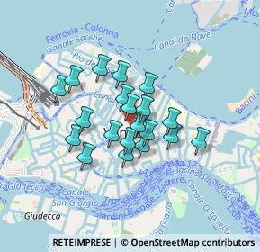 Mappa Sottoportici Rialto, 30125 Venezia VE, Italia (0.611)