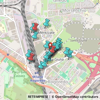 Mappa Via Andrea e Pietro Cascella, 20138 Milano MI, Italia (0.27778)