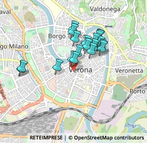 Mappa Via dei Mutilati, 37122 Verona VR, Italia (0.722)