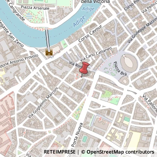 Mappa Via dei mutilati 3, 37122 Verona, Verona (Veneto)