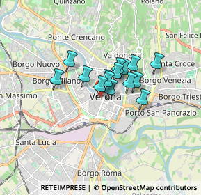 Mappa Via dei Mutilati, 37122 Verona VR, Italia (1.01067)