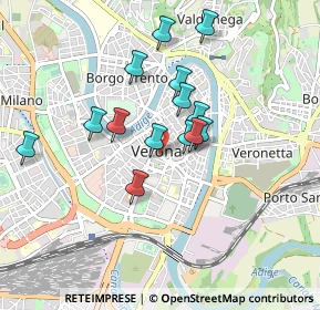 Mappa P.zza Bra, 37121 Verona VR, Italia (0.73429)