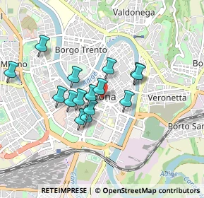 Mappa P.zza Bra, 37122 Verona VR, Italia (0.70267)