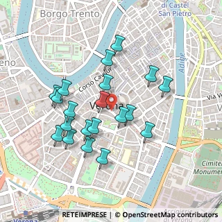 Mappa P.zza Bra, 37121 Verona VR, Italia (0.43)