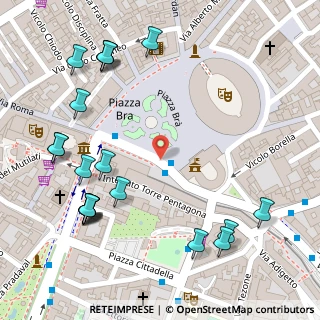 Mappa P.zza Bra, 37121 Verona VR, Italia (0.17)
