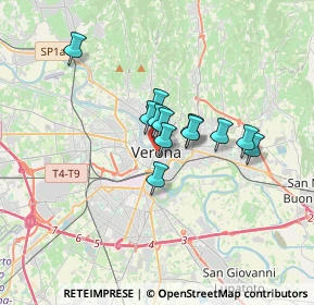 Mappa P.zza Bra, 37121 Verona VR, Italia (2.22083)