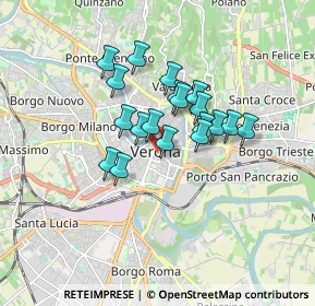 Mappa Via degli Alpini, 37121 Verona VR, Italia (1.24053)
