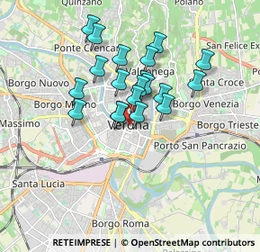 Mappa P.zza Bra, 37121 Verona VR, Italia (1.337)