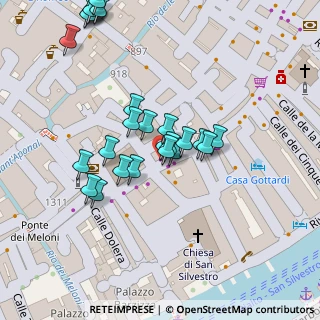 Mappa Calle Sbianchesini, 30125 Venezia VE, Italia (0.04231)