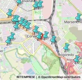 Mappa Via Eugenio Brizi, 20139 Milano MI, Italia (1.261)