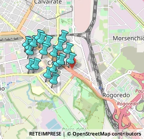 Mappa Via Eugenio Brizi, 20139 Milano MI, Italia (0.8215)