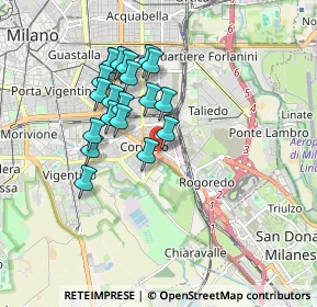 Mappa Via Brizi Eugenio, 20139 Milano MI, Italia (1.5385)