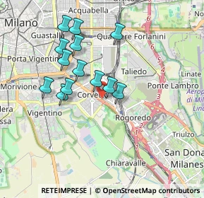 Mappa Via Eugenio Brizi, 20139 Milano MI, Italia (1.60769)