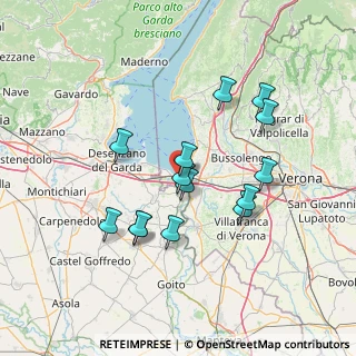 Mappa Via Campo Sportivo, 37019 Peschiera del Garda VR, Italia (13.04071)