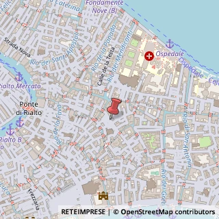 Mappa Calle Seconda de la Fava, 6129, 30100 Venezia, Venezia (Veneto)