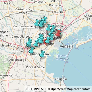 Mappa Via Don G. Minzoni, 30034 Mira VE, Italia (9.8915)