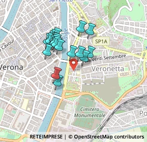 Mappa Via Timavo, 37129 Verona VR, Italia (0.3555)
