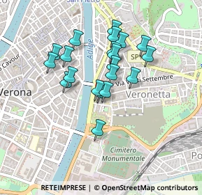 Mappa Via Timavo, 37129 Verona VR, Italia (0.3625)