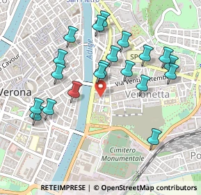 Mappa Via Timavo, 37129 Verona VR, Italia (0.4915)