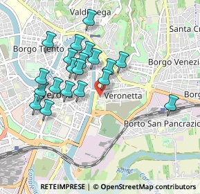 Mappa Via Timavo, 37129 Verona VR, Italia (0.849)