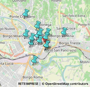 Mappa Via Timavo, 37129 Verona VR, Italia (1.15429)