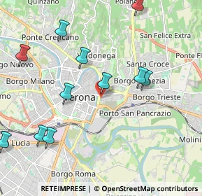 Mappa Via Timavo, 37129 Verona VR, Italia (2.34273)