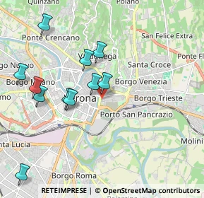 Mappa Via Timavo, 37129 Verona VR, Italia (2.03545)