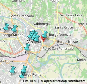 Mappa Via Timavo, 37129 Verona VR, Italia (2.0875)