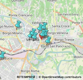 Mappa Via Timavo, 37129 Verona VR, Italia (1.50091)