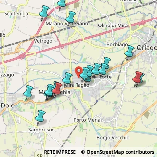 Mappa Via Enrico Toti, 30034 Mira VE, Italia (2.0765)