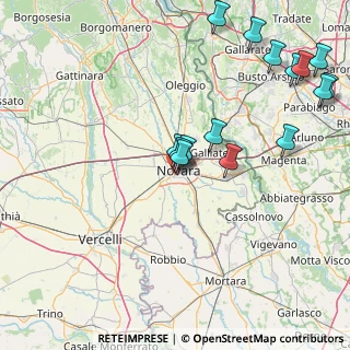 Mappa Via Giuseppe Zanoia, 28100 Novara NO, Italia (18.58667)