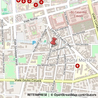 Mappa Via Gorizia, 17, 28100 Novara, Novara (Piemonte)