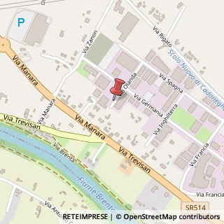 Mappa Via Olanda, 7, 35010 Vigonza, Padova (Veneto)