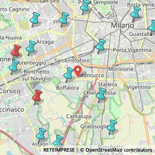 Mappa Via Guglielmo Ferrero, 20143 Milano MI, Italia (3.24)