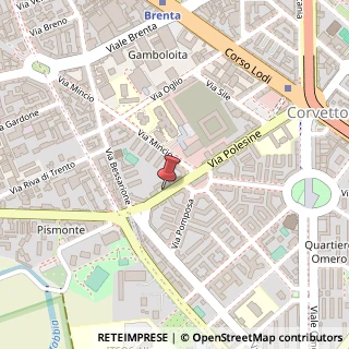 Mappa Via Comacchio, 3, 20139 Milano, Milano (Lombardia)